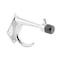 Prime-Line Hook and Bumper, 3 in. Projection, Cast Zamak Construction, Chrome Finish (Single Pack) 656-7214-T - alternate 1